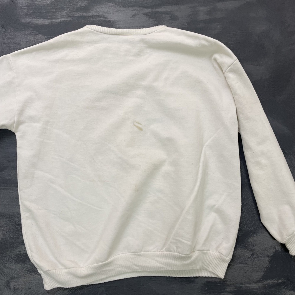 Vintage Canada National Ski Team sweatshirt mens XL White 1990s winter sport - Picture 10 of 12